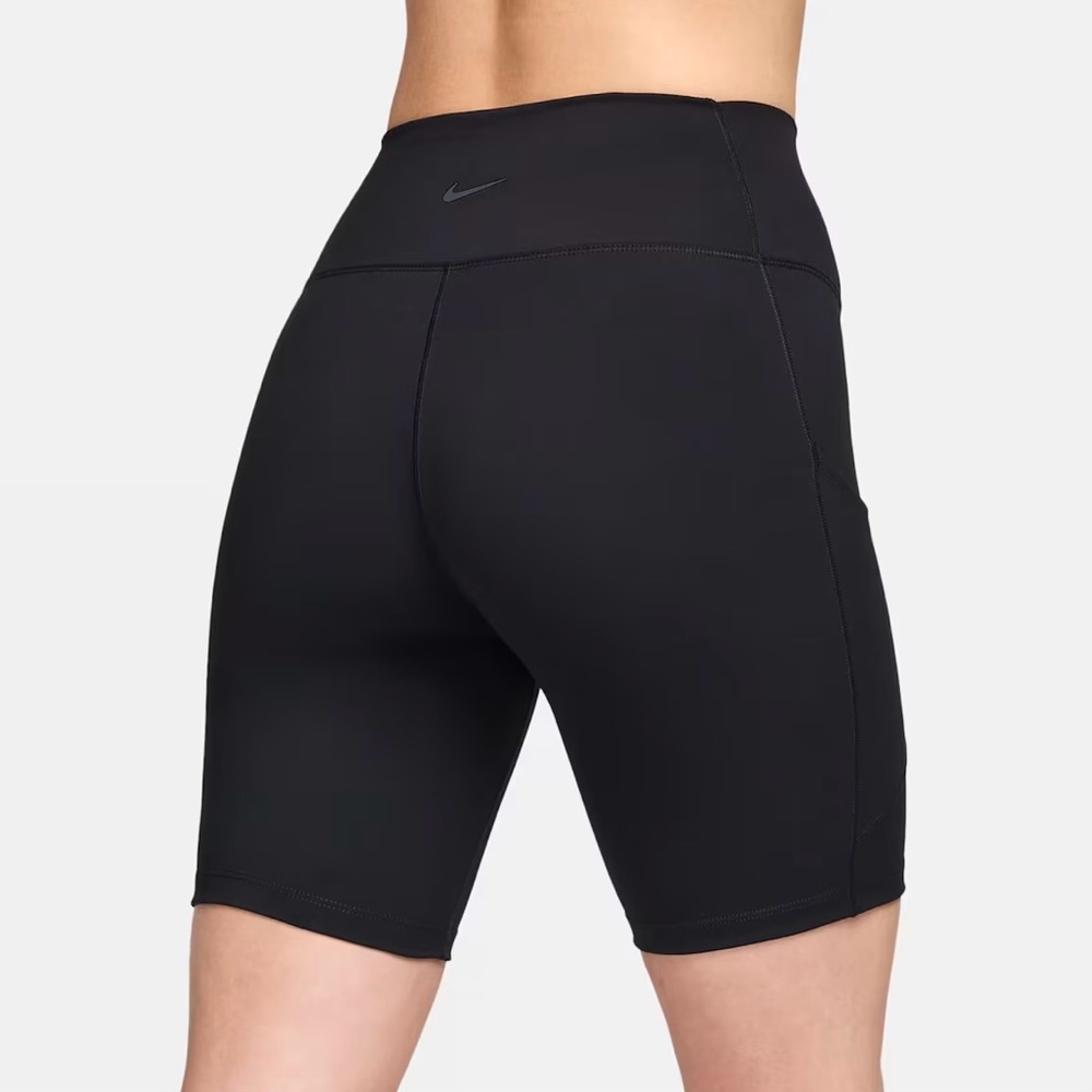 Nike One Dri-Fit High-Waisted 8" Pocketed Athletic Biker Shorts Size XS - Picture 5 of 7